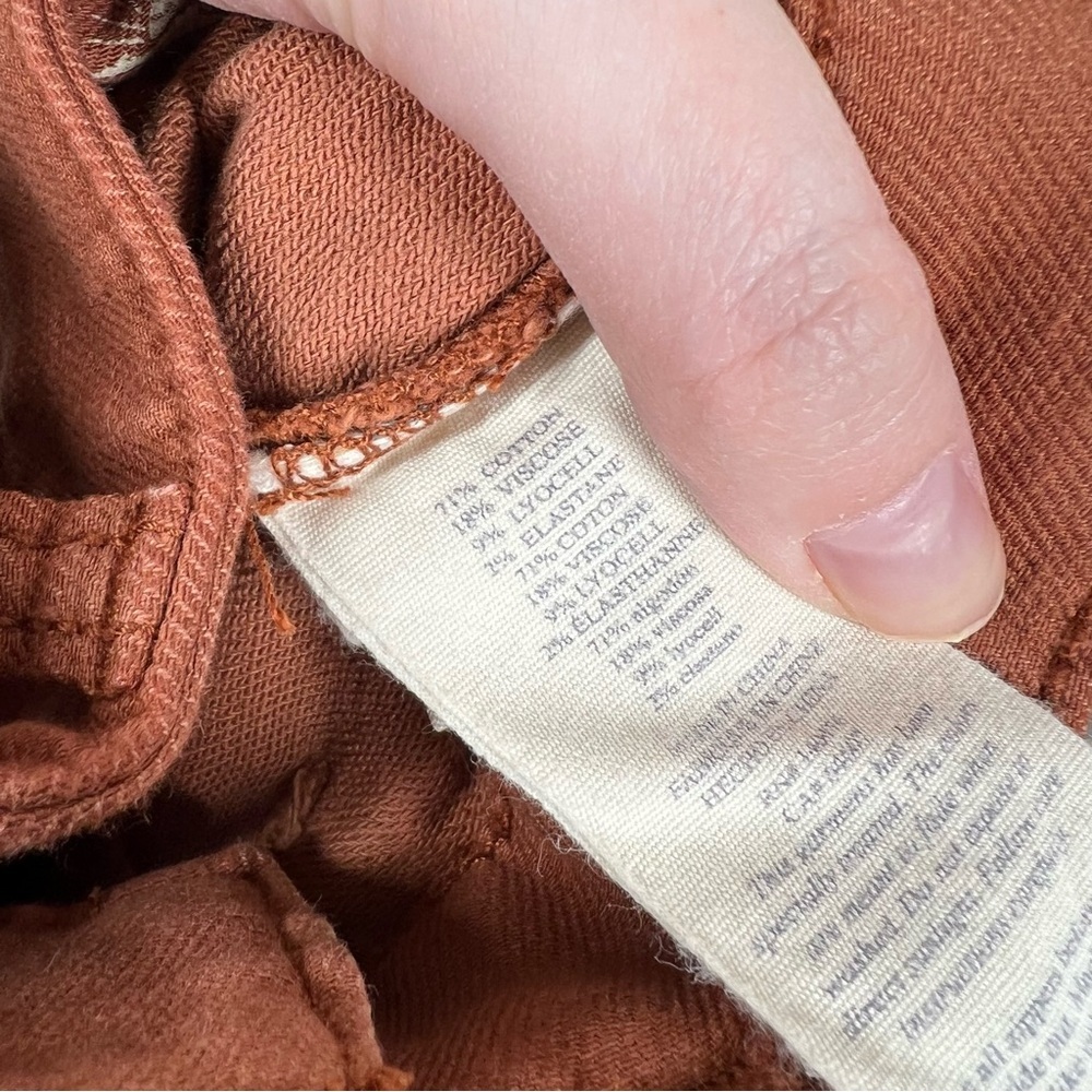 Faherty Burnt‎ Orange Stretch Terry Patch Pocket … - image 7